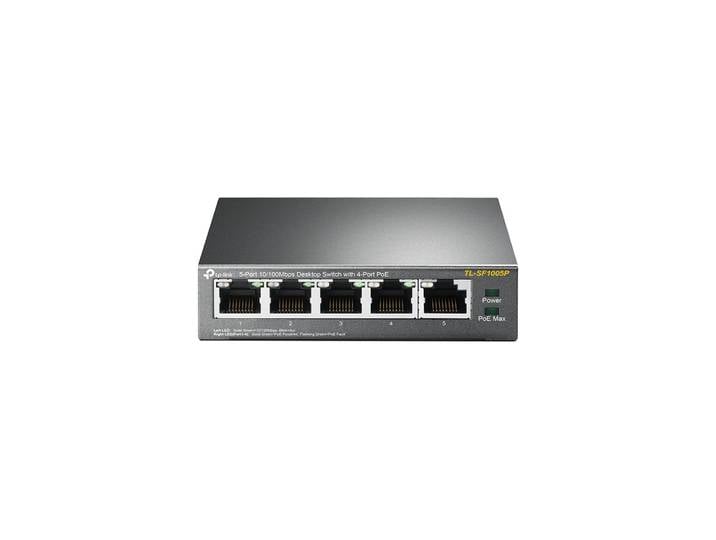 TP-LINK TL-SF1005P, Non-géré, Fast Ethernet (10/100), Full duplex, Connexion Ethernet, supportant l'alimentation via ce port (PoE)