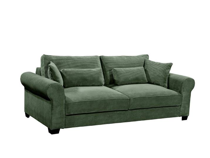 freiraum Schlafsofa ANGELINA LUX.3DL, Liegefläche 198x165cm, winter moss - 250x95x125 (BxHxT)