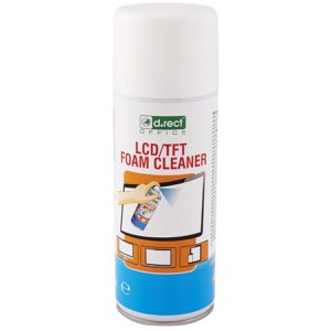 D.RECT Bildschirmreiniger Reinigungsschaum, Spray, alle Bildschirme, antistatisch, 400ml