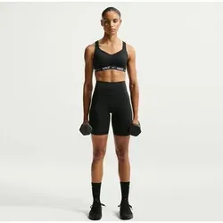 NIKE Damen Shirt W NK DF INDY HGH SPT BRA, Größe M in Schwarz Schwarz
