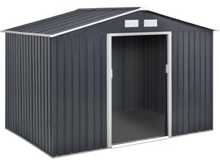 Gerätehaus aus Metall Vegas - 5,29 m2 (4,83 m2 Bodenfläche) - Grau
