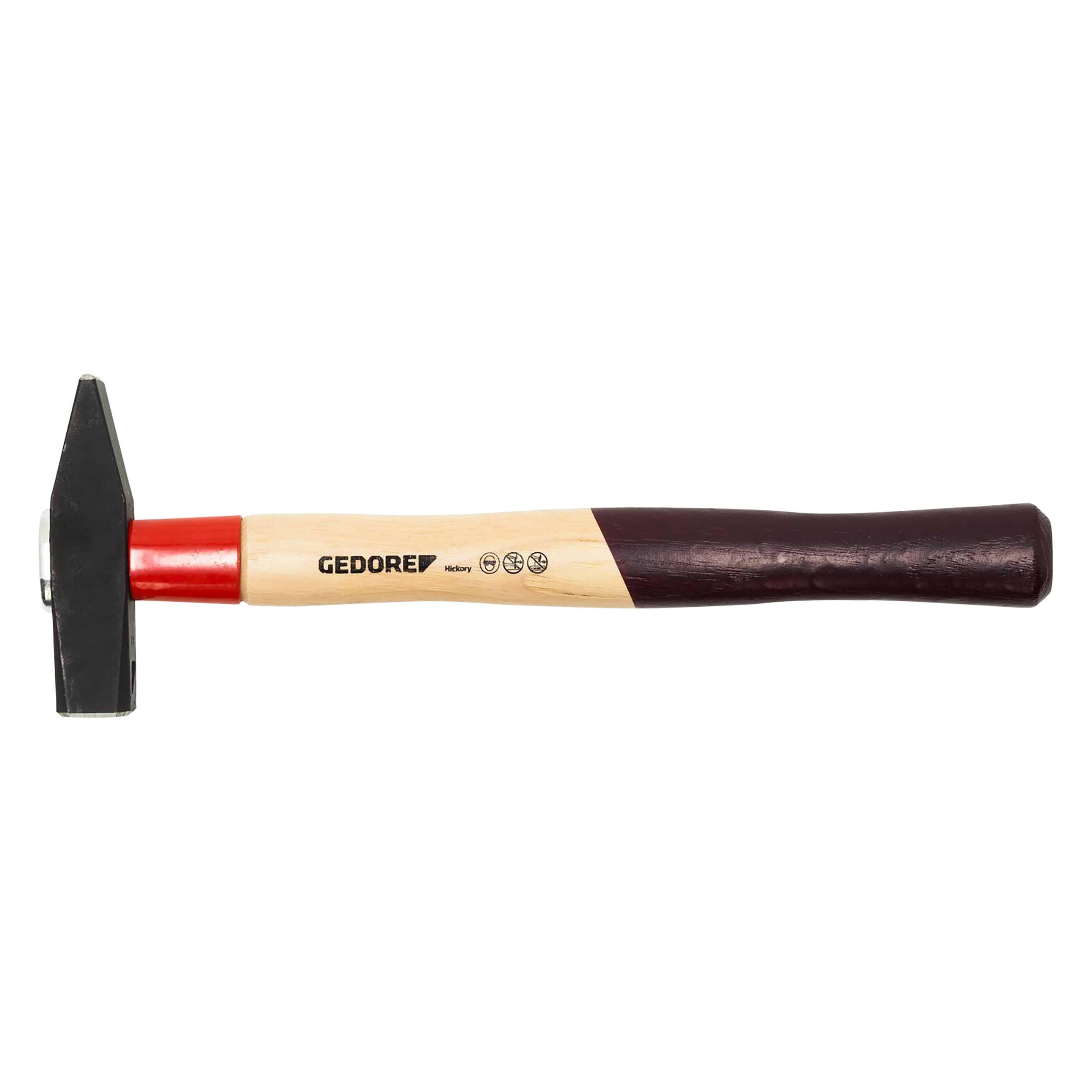 Gedore 600 H-300 Schlosserhammer ROTBAND-PLUS mit Hickorystiel, 300 g (300 g) (8583070)