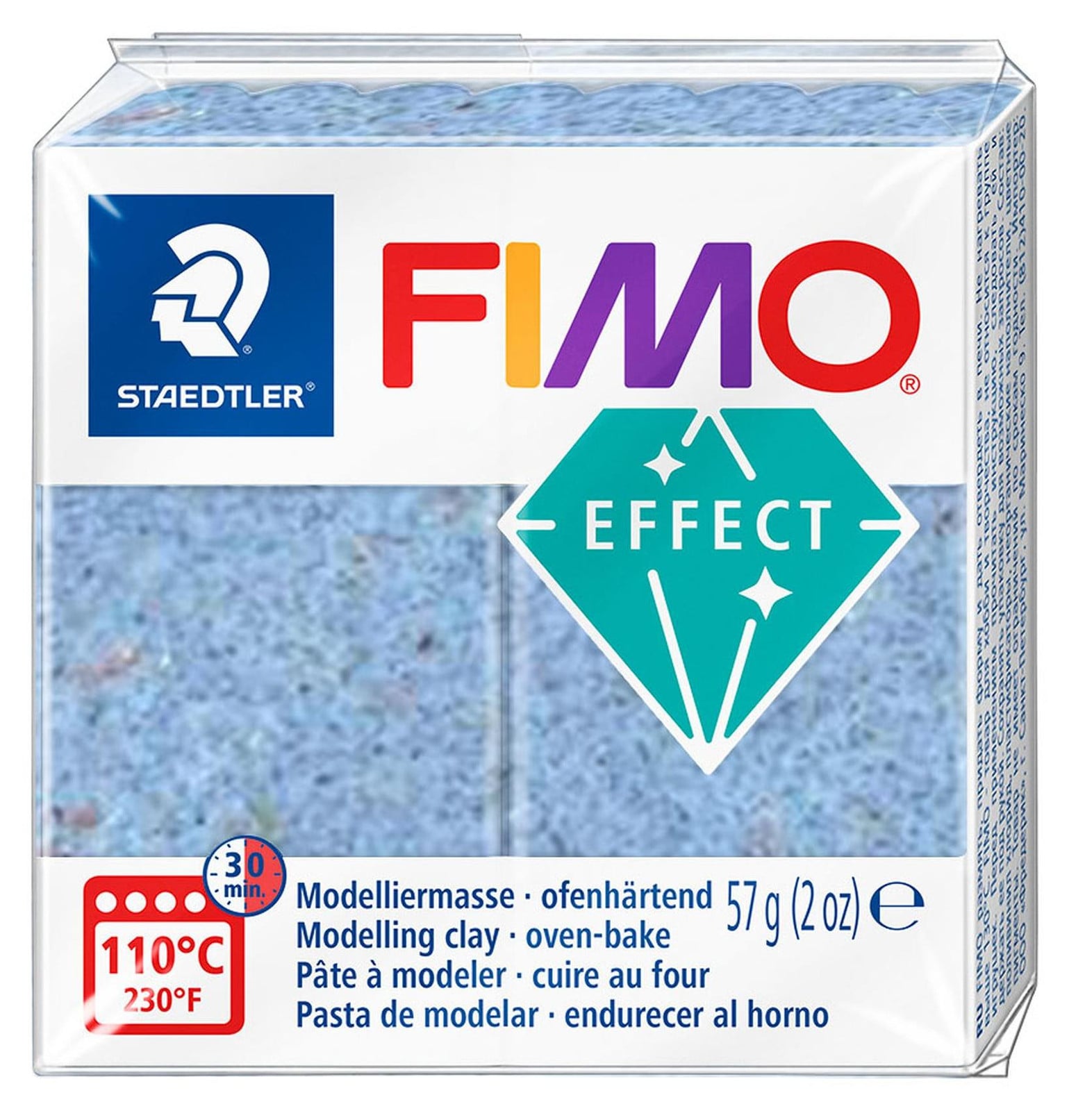 Staedtler Fimo Modelpasta Malva met Botanisch Ontwerp
