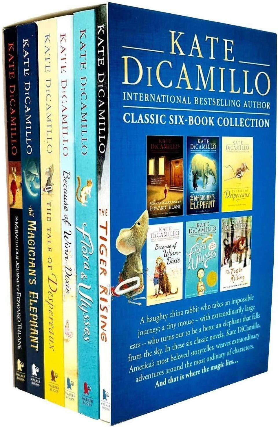 Walker Books Kate DiCamillo Classic Collection – 6 Book Box Set for Children