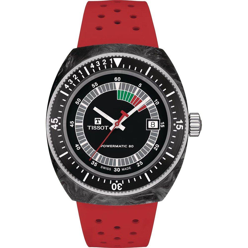 Tissot Sideral S Powermatic 80 Unisex Horloge Rood T1454079705702