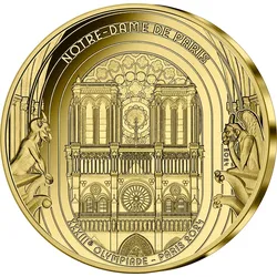 Frankreich – Gold-Euro-Gedenkmünze Notre-Dame