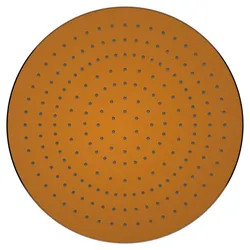 LAUFEN Kopfbrause Ø300 mm, PVD Roségold Rund Ohne Brausenarm H3679810822321