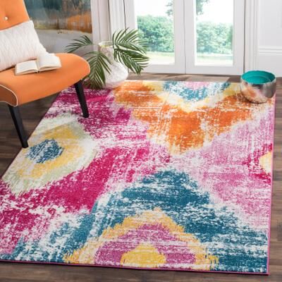 SAFAVIEH Watercolor Aliki Modern Abstract Rug