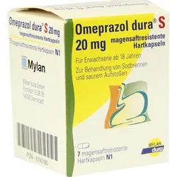 Omeprazol Dura S 20mg 7 ST