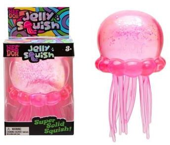 JoyToys Fuzz Ball Jellyfish Sensory Squishy Stress Relief Toy Blind Box Gift pink
