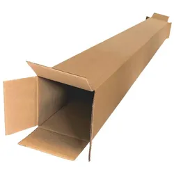 200 Stück Versandhülse braun 1-wellig 1189 x 120 x 120 mm