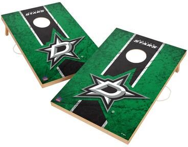 Skip's Garage Vintage Dallas Stars NHL Regulation 2x4 Cornhole Set