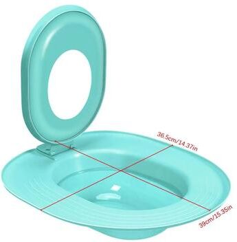 Inspire Essentials EasyTrain Cat Toilet Training Kit Reusable Toilet Seat Trainer blue