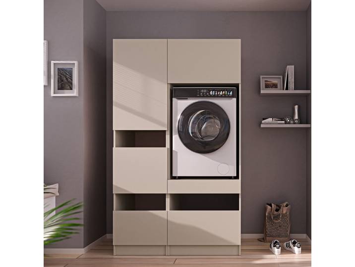 HWR Smart Kombi G 118 x 200 x 68cm Beige/Kaschmir
