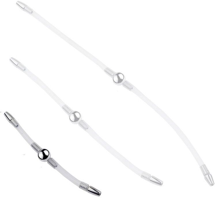 FUKR Double Tige d'urètre flexible Flexi Duo 15cm - Diamètre 8mm