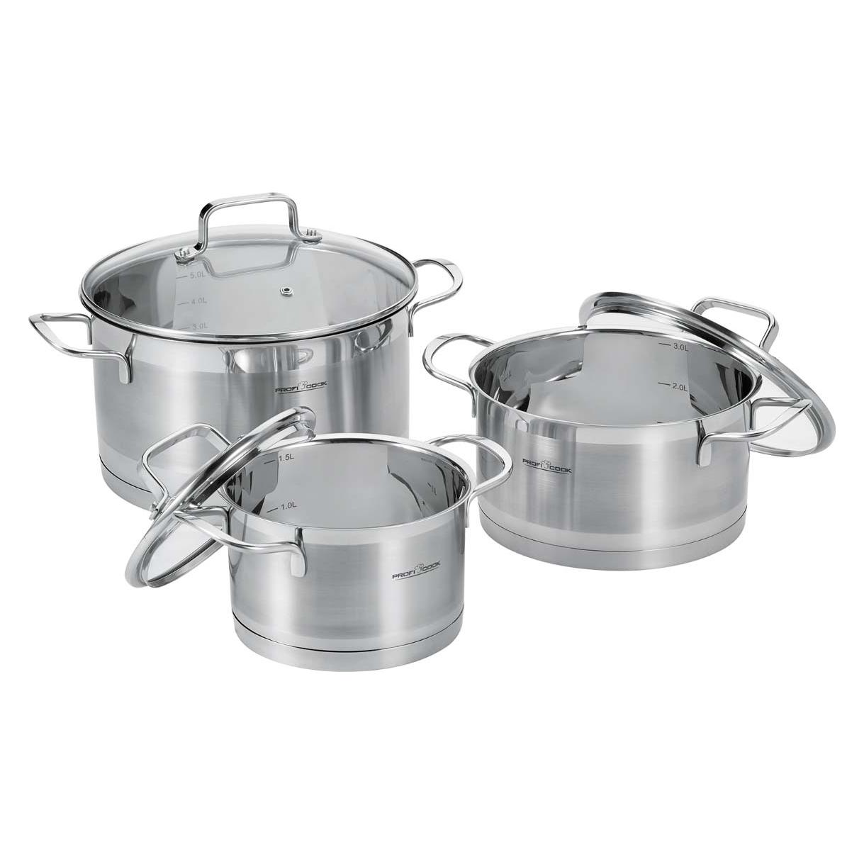 Proficook Kochtopfset 6-teilig (501223)