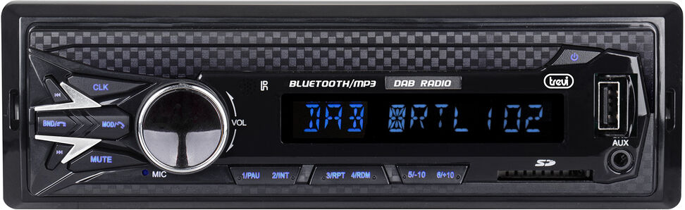 Trevi Autoradio Dab/Dab+/Fm Rds Bluetoothusb Sd Aux-In Scd 5751 Nero