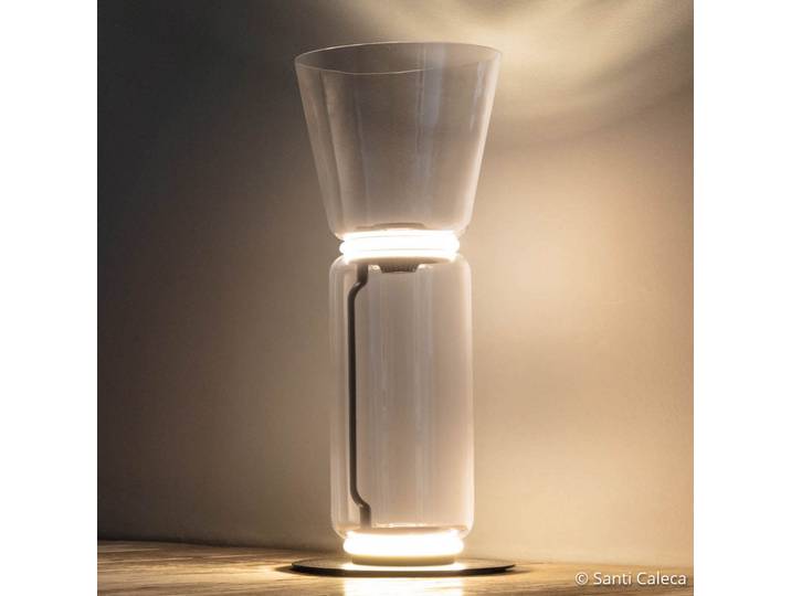 Noctambule F1 Lampe sur pied High Cylinder & Cone - FLOS - Salon / séjour - Design - Verre - Multi-ampoules
