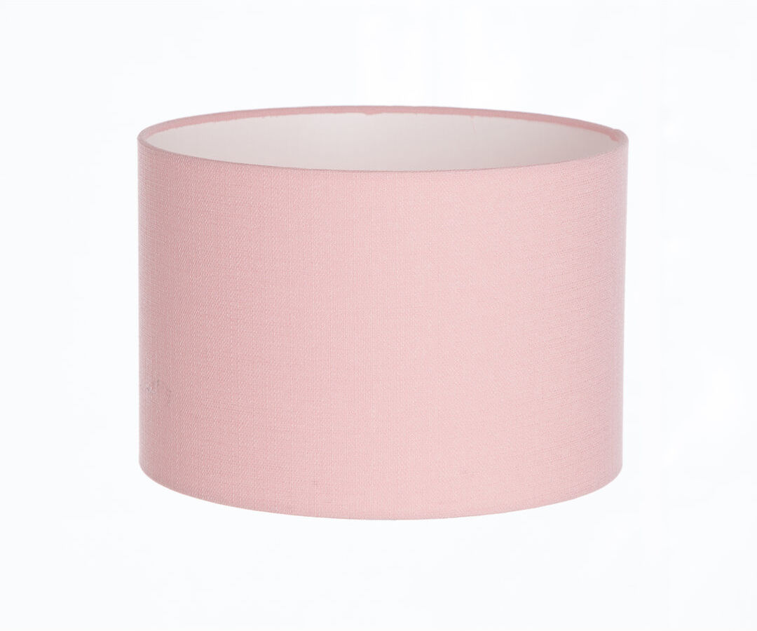 Wayfair Basics™ Linen Drum Lamp Shade ( Screw On ) Shell Pink 30cm H x 60cm W x 60cm D