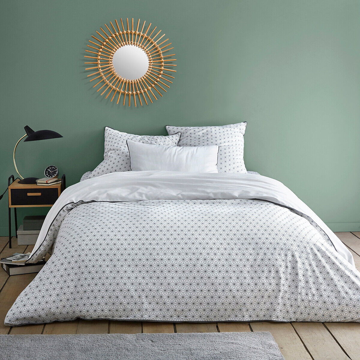 LA REDOUTE INTERIEURS Housse de couette coton, Nordic