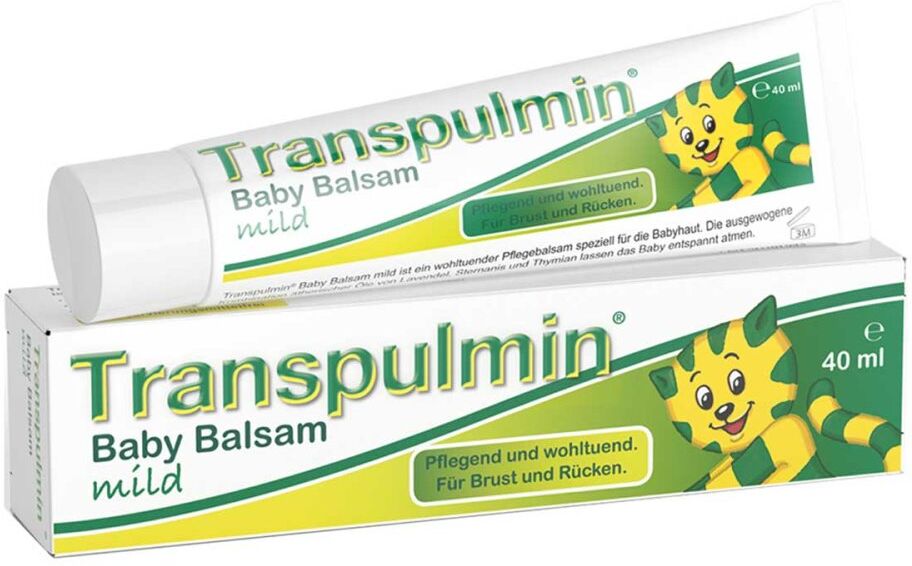 Transpulmin Baby Balsam mild: Erkältungsbalsam für Kinder ab 3 M