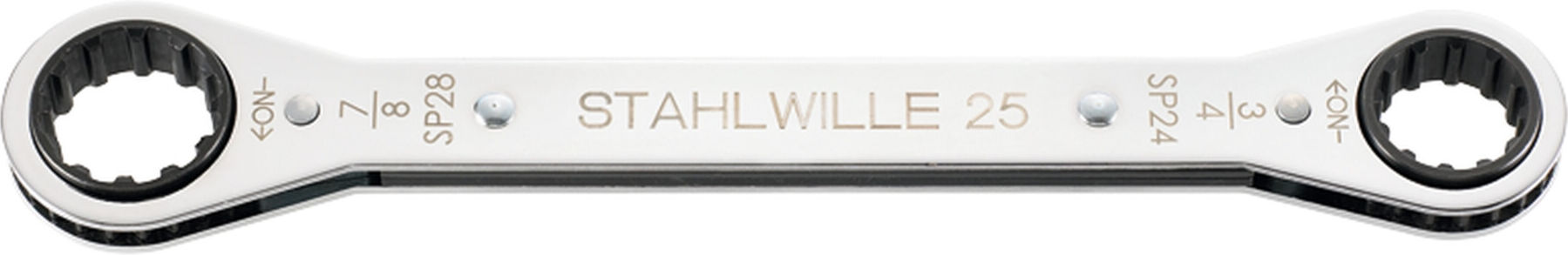 Stahlwille Ratschenringschlüssel Spline-Gr.12 x 14 L.139mm (41571214)