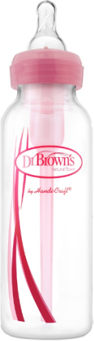 Dr. Brown's Biberón Rosa Estándar 250 ml 83 gr