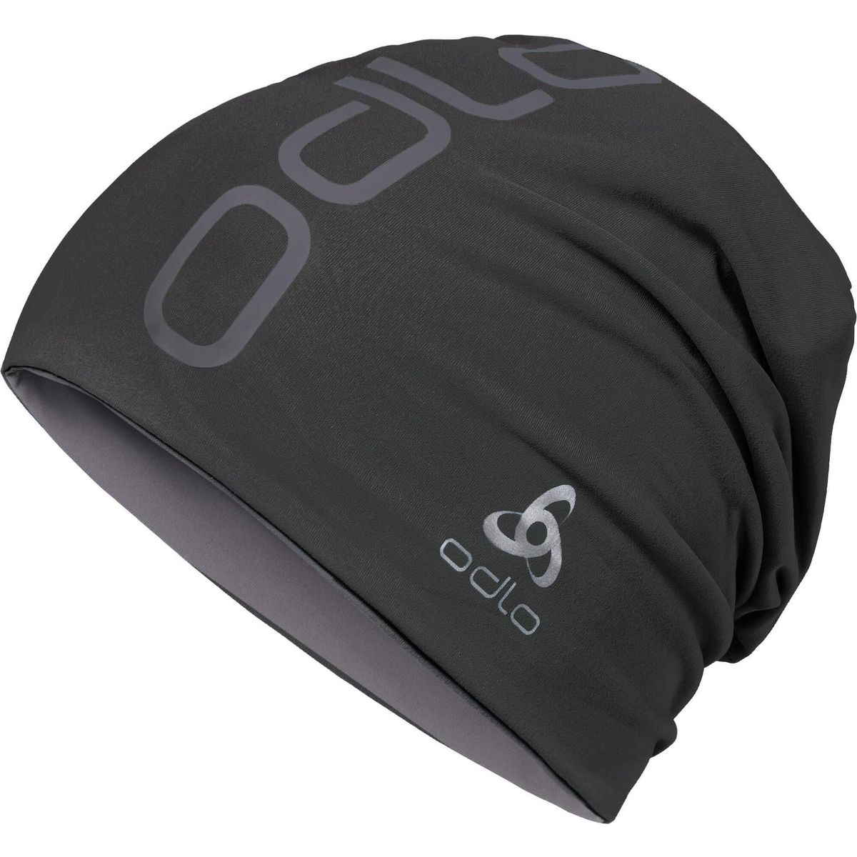 Odlo The Reversible Unisex Beanie Hat black - odlo steel grey (60061) 792680-60061