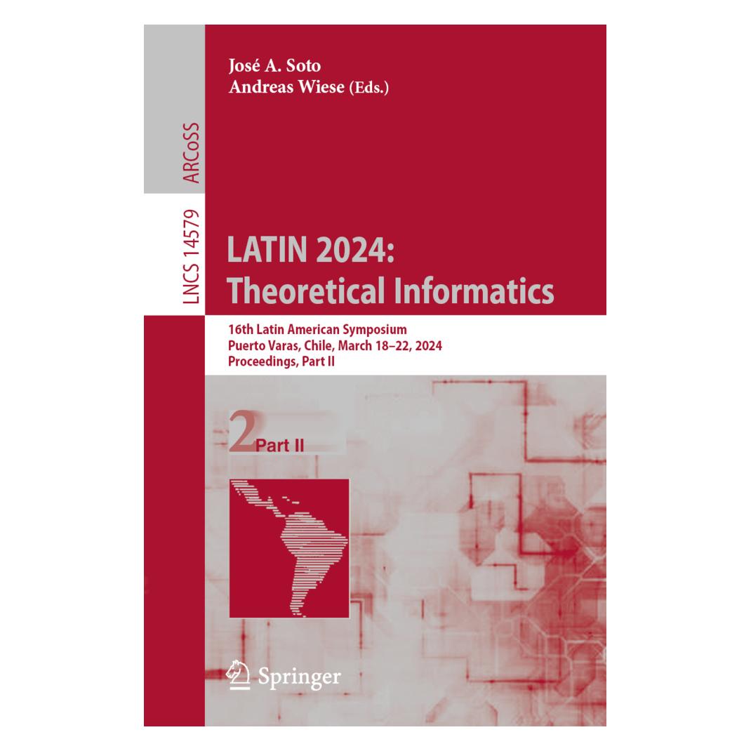 Springer LATIN 2024: Theoretical Informatics (Englisch, Softcover, Andreas Wiese, José A. Soto) (57009465)
