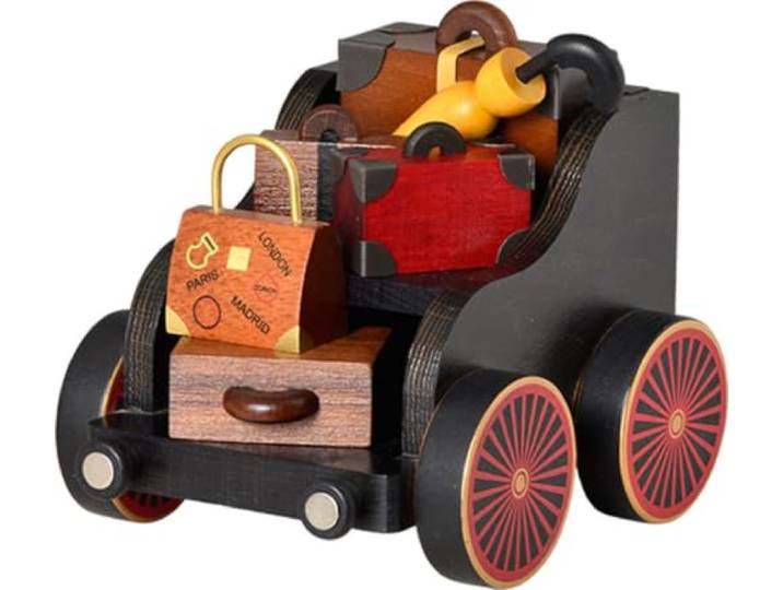 KWO Olbernhau 75869 Gepäckwagen für Eisenbahn, 12 cm