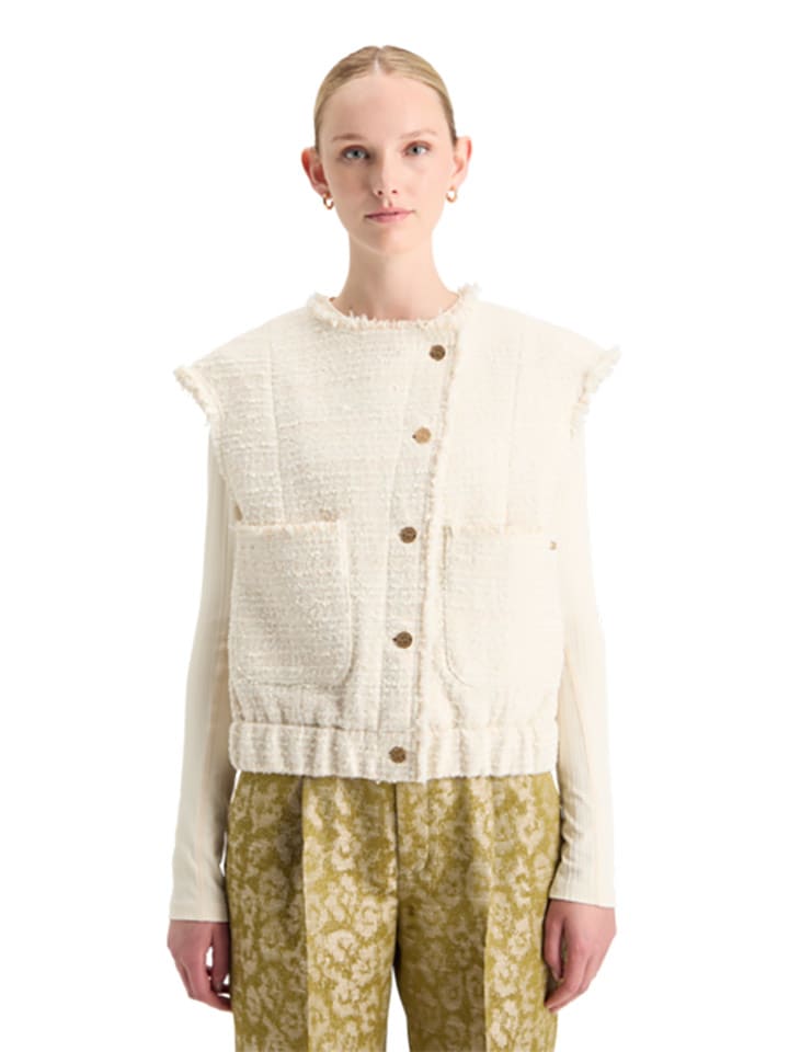 Scotch & Soda Weste in Creme - XL
