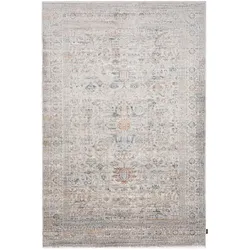 benuta Finest Teppich Tamino Grau 160x235 cm - Vintage-Stil Teppich im Used-Look