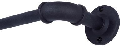 Sun Zero Bronn Industrial 3/4"" Room Darkening Curtain Rod"