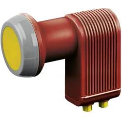 Schwaiger Twin-LNB (Twin LNB, 40mm), LNB, Rot