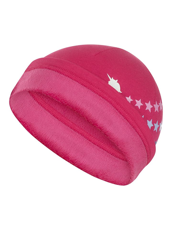Salt and Pepper Beanie in Pink - 53 cm