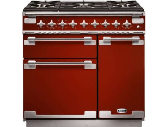Falcon - Piano De Cuisson Gaz Elise90 Mixt Rouge Cerise