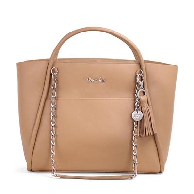 Itzy Ritzy Boss Tote - Chai Latte
