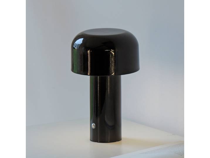 LED-Tischleuchte 13 x 13 x 22cm Schwarz/Schwarz Eisen, lackiert LED LED-Platine