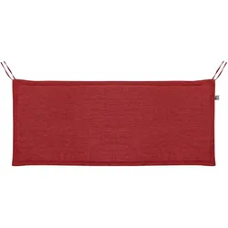 Bank-Auflage Unica 110 x 45 cm Stoff Rot