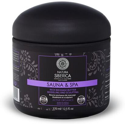 Natura Siberica Sauna & Spa Manteca Espesa de Masaje Anticelulítica