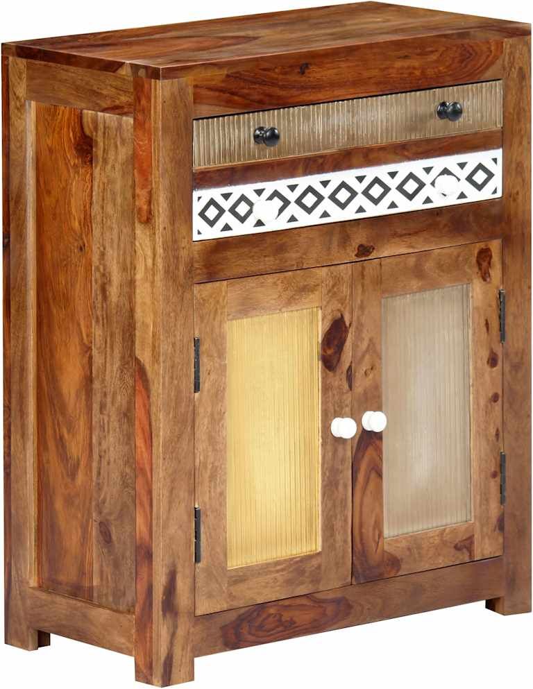 vidaXL Armoire latérale 60x30x75 cm Bois massif