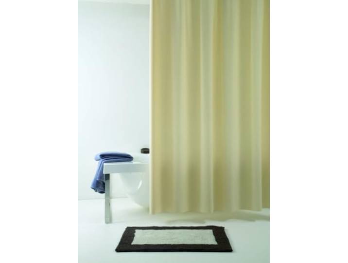 Grund Allura Douchegordijn, schimmelwerend, waterdicht, douchegordijn van zacht vinyl, beige