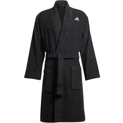ADIDAS Herren Mantel Bademantel, Größe XL in Schwarz Schwarz