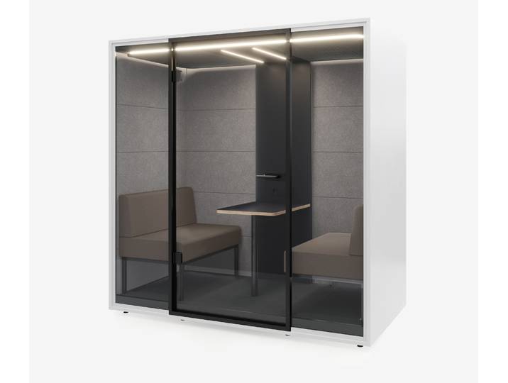 Meetingbox Quattro Weiß Anthrazit Hellgrau Kaffee Standard Schwarz