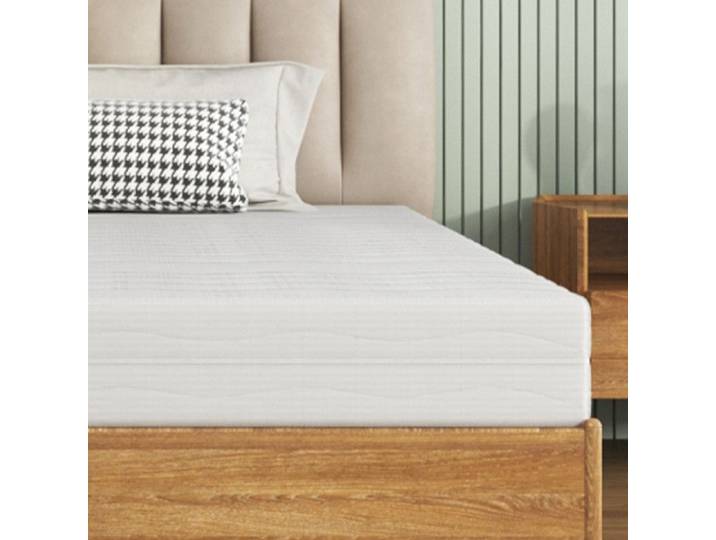 Matelas en mousse 200x160x13 cm Blanc Éponge matelas confort ressorts ensachés noyau en mousse d25 de haute qualité