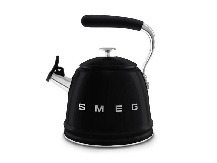 Bouilloire sifflante vintage 2,3l noir smeg