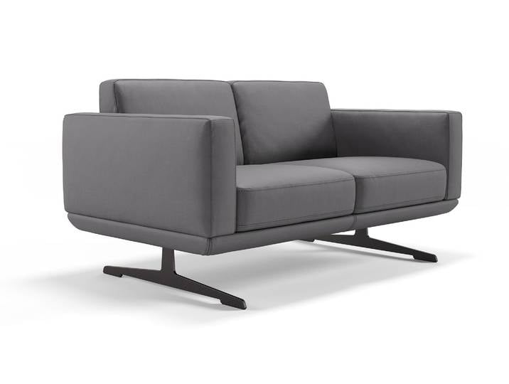 Lounge Design Leder 2-Sitzer Sofa MARETO Luxus Ledersofa