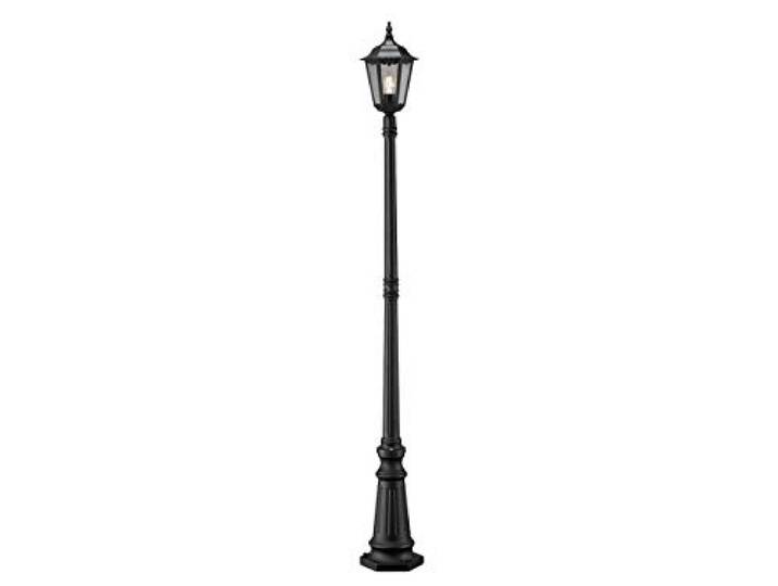 Konstsmide 7233-750 Lampadaire en aluminium laqué Firenze 1 x 100 W\, IP43 Noir mat 25 x 25 x 220 cm