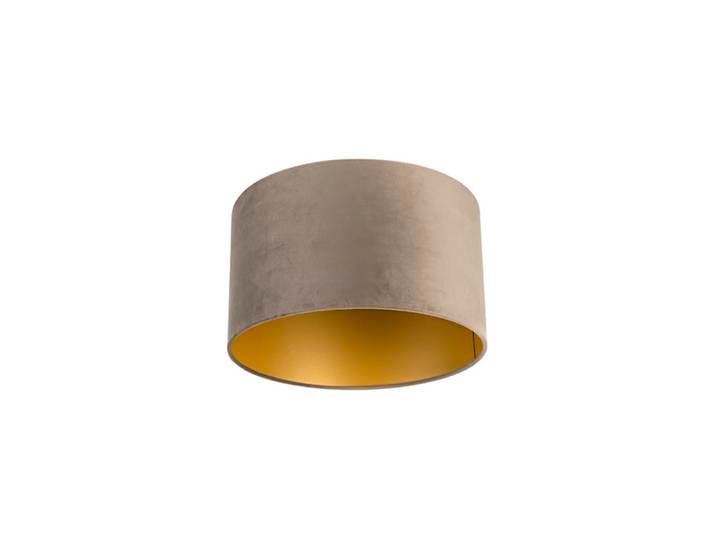 Abat-jour en tissu taupe