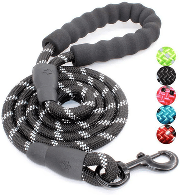 Inspire Essentials Ultimate Comfort Reflective Dog Leash For Strong Dogs 2meters purple